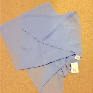 🍀 2/$10 NWT chiffon wrap/scarf david’s bridal